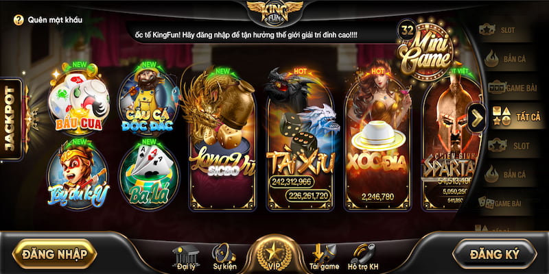 KINGFUN đang là cổng game đổi thưởng hàng đầu hiện nay